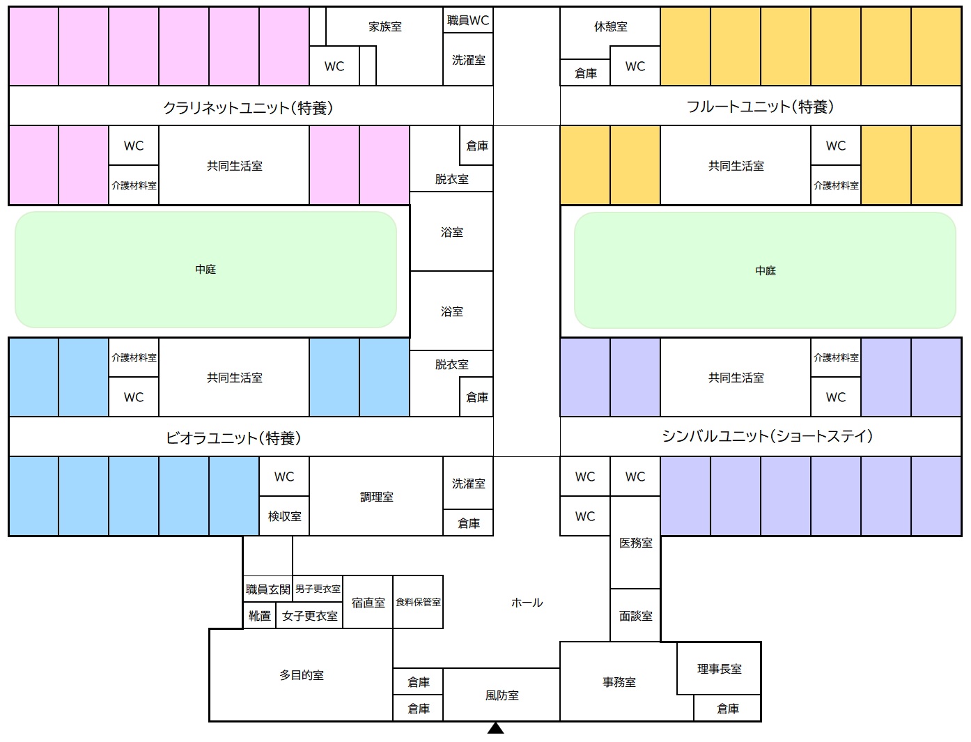 モデラート施設概略図